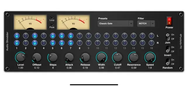 Audio Shredder AUv3 Plugin