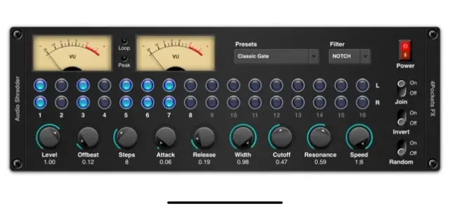 Audio Shredder AUv3 Plugin