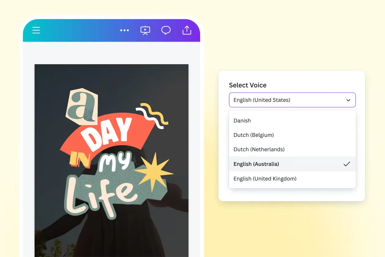 Canva AI Voice Generator