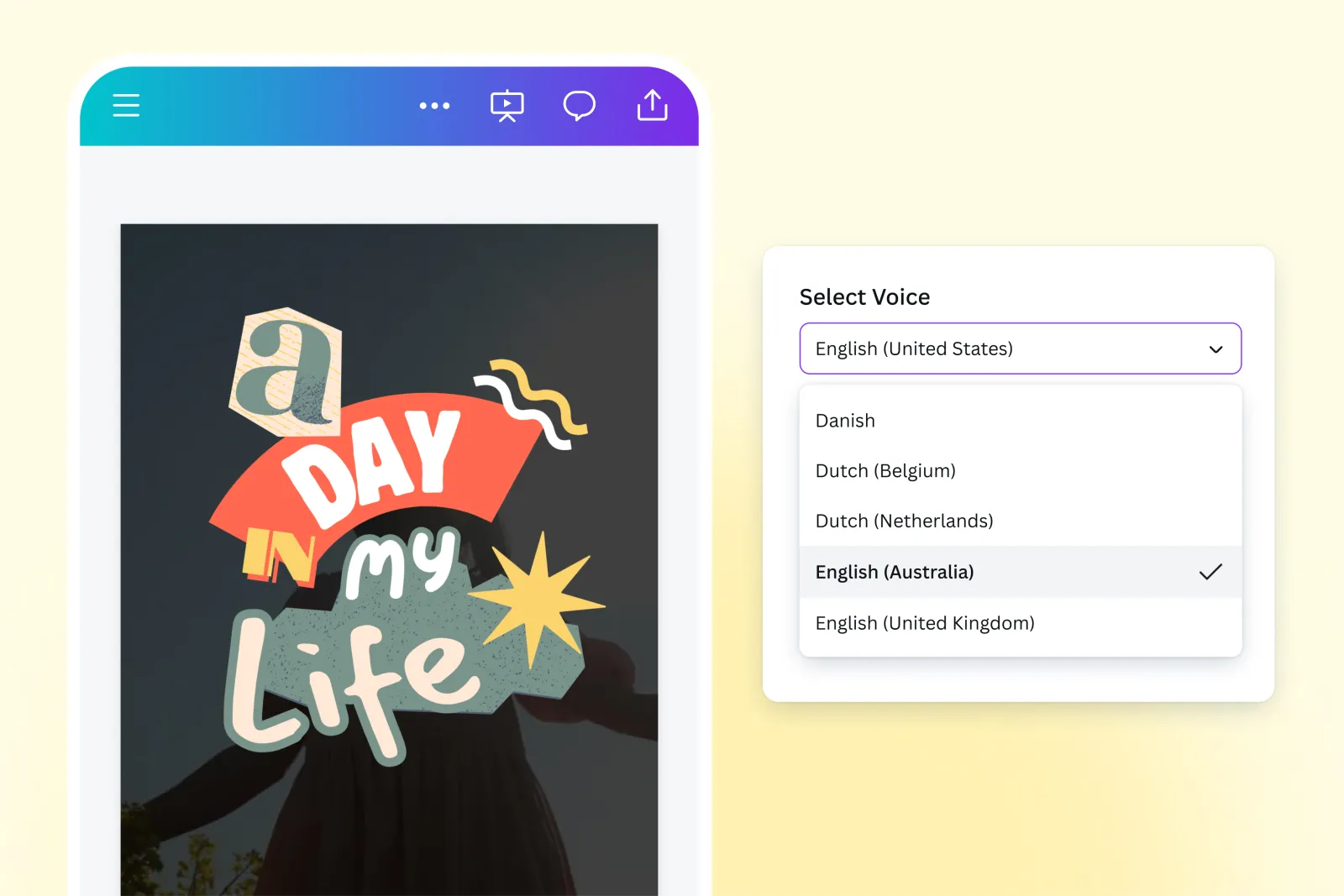 Canva AI Voice Generator