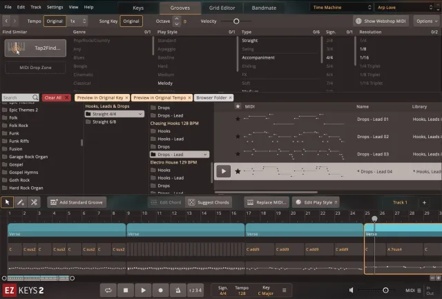 Hooks Leads Drops EZkeys MIDI