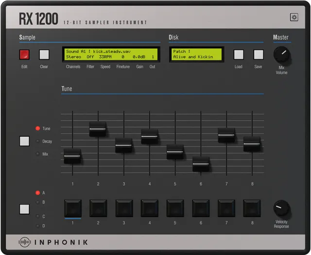 RX1200 12-bit Sampler Instrument