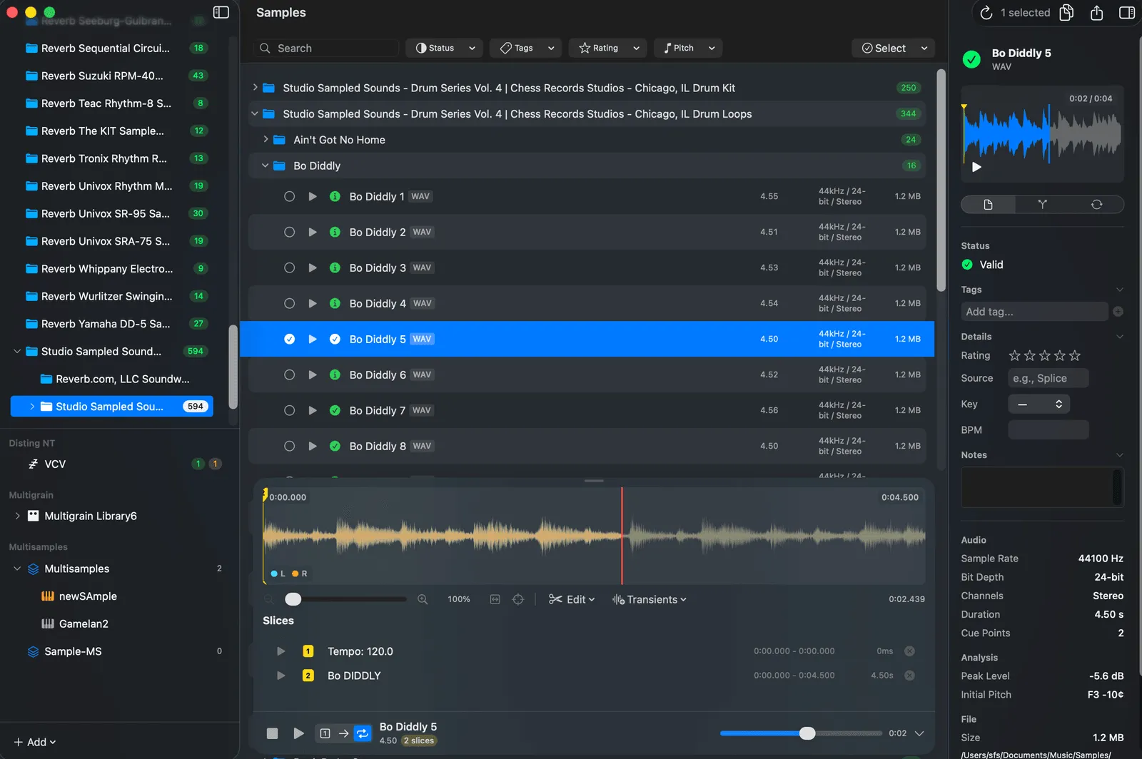 Samplestack