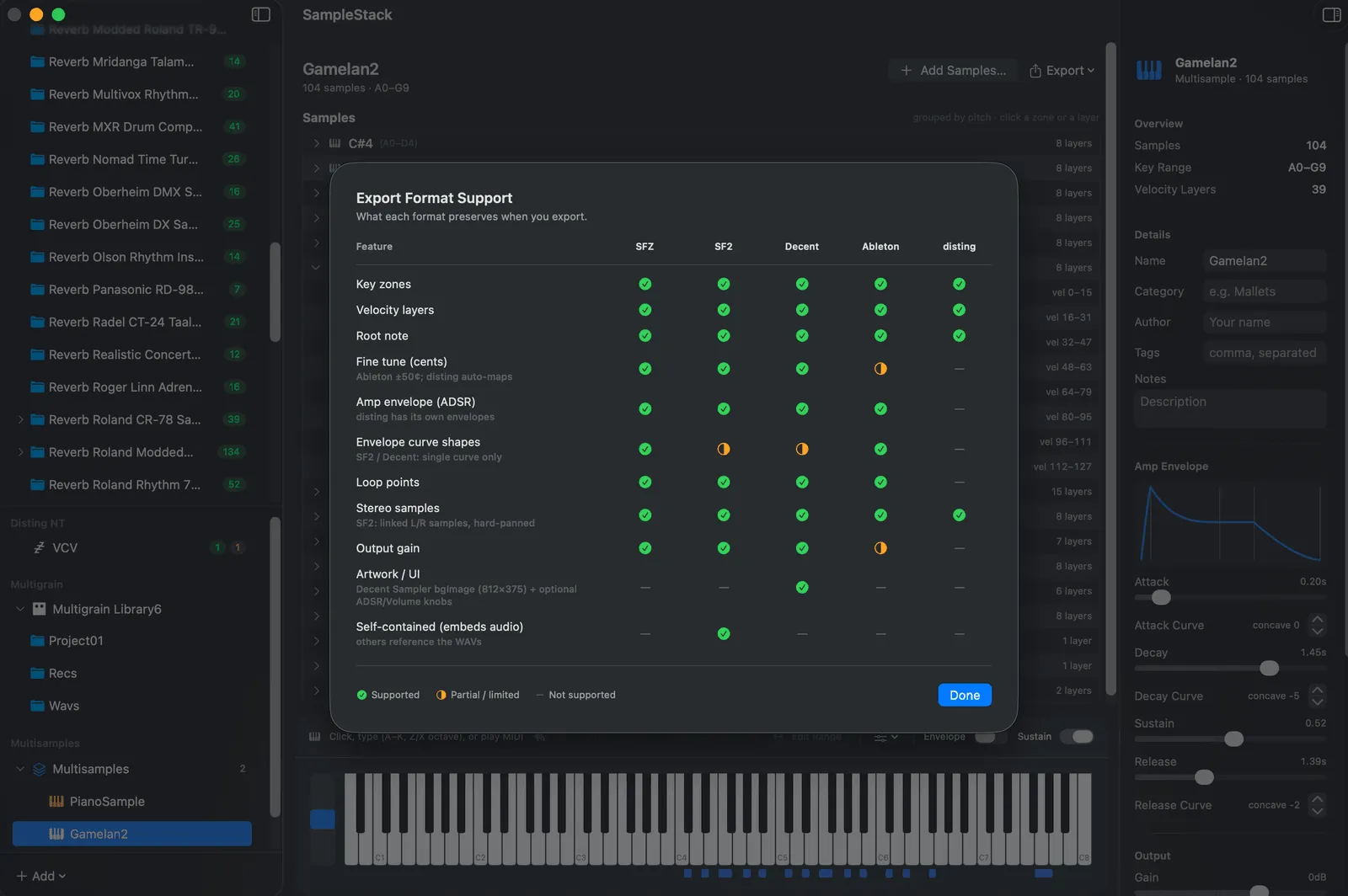 Samplestack