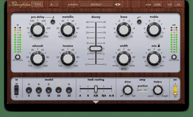 TENS studio spring reverb