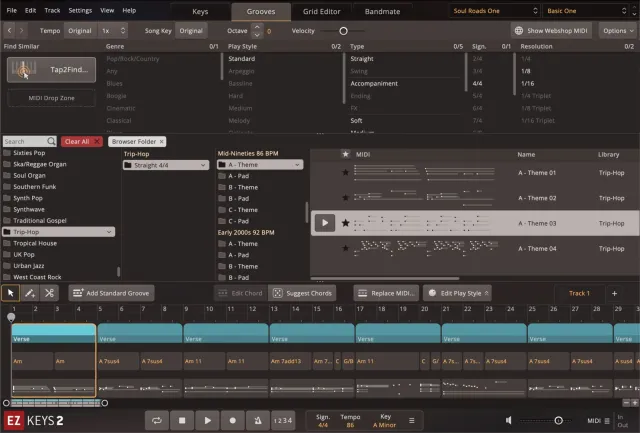 Trip-Hop EZkeys MIDI