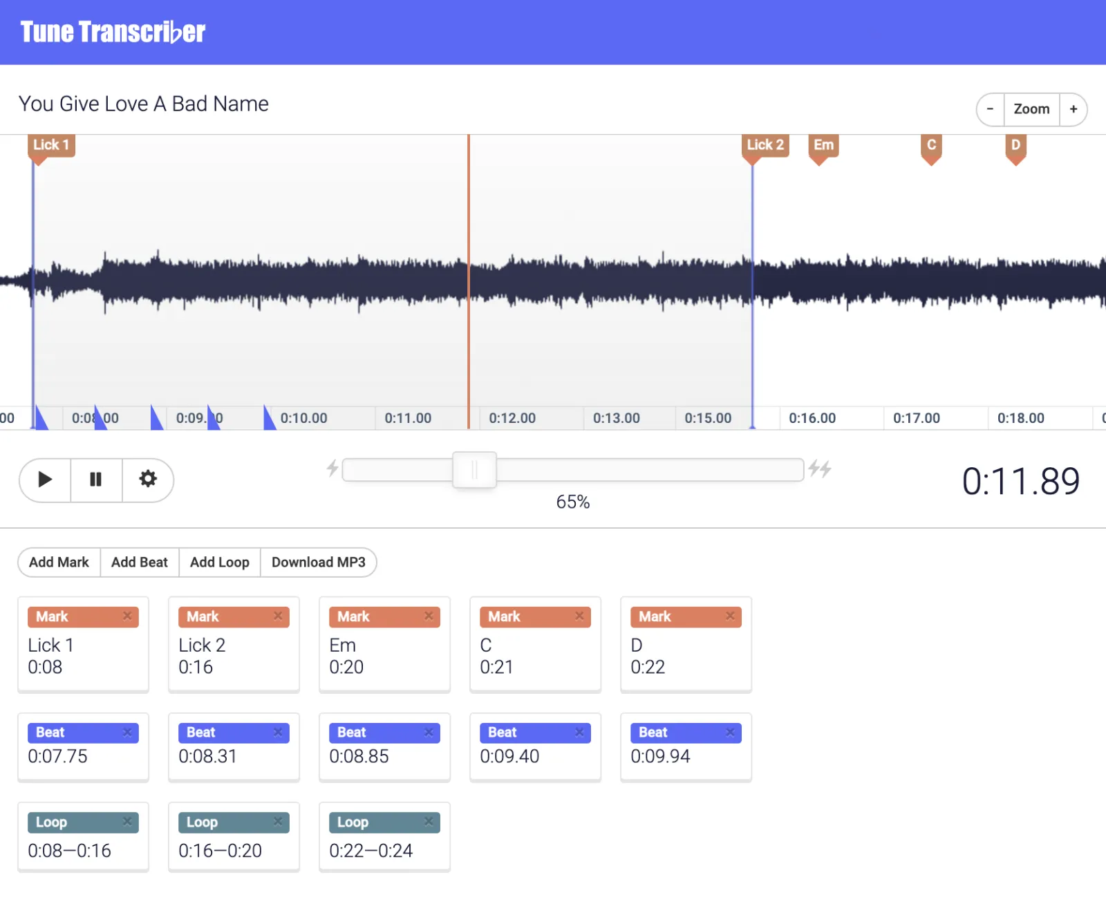 Tune Transcriber