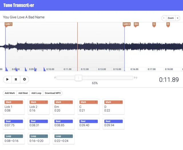 Tune Transcriber