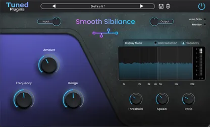 Tuned Plugins Smooth Sibilance