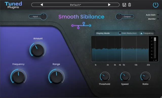 Tuned Plugins Smooth Sibilance