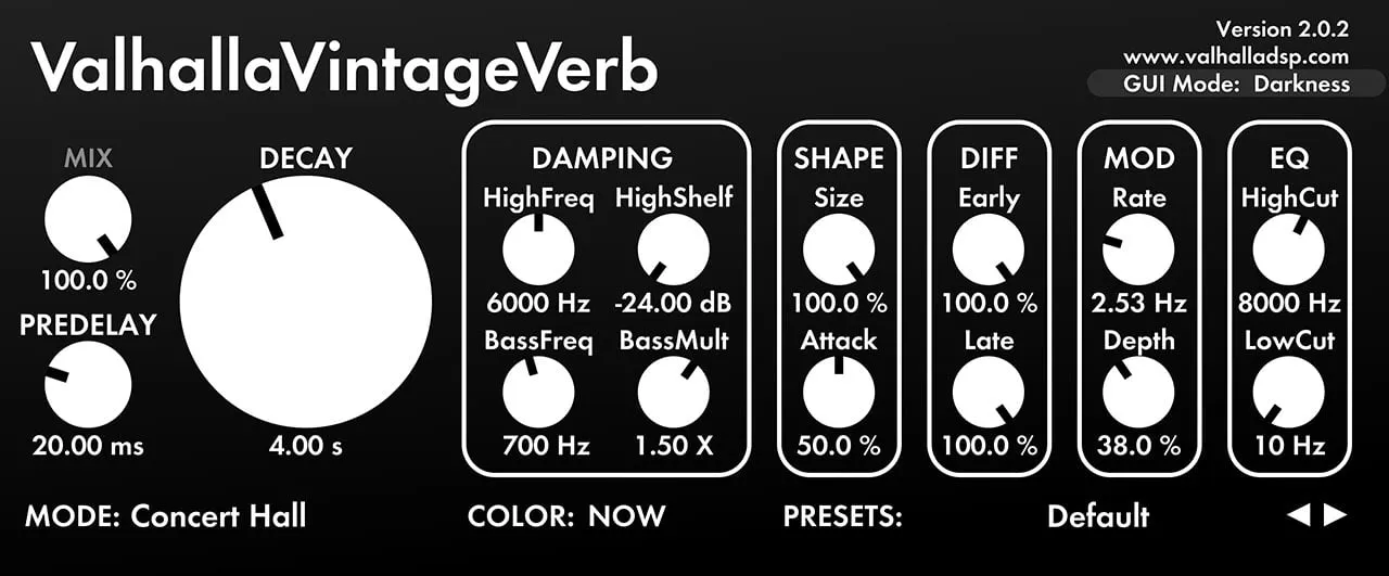Valhalla VintageVerb