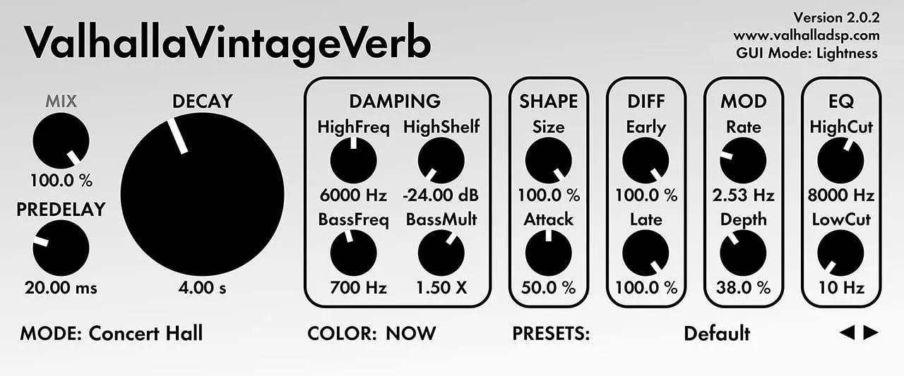 Valhalla VintageVerb